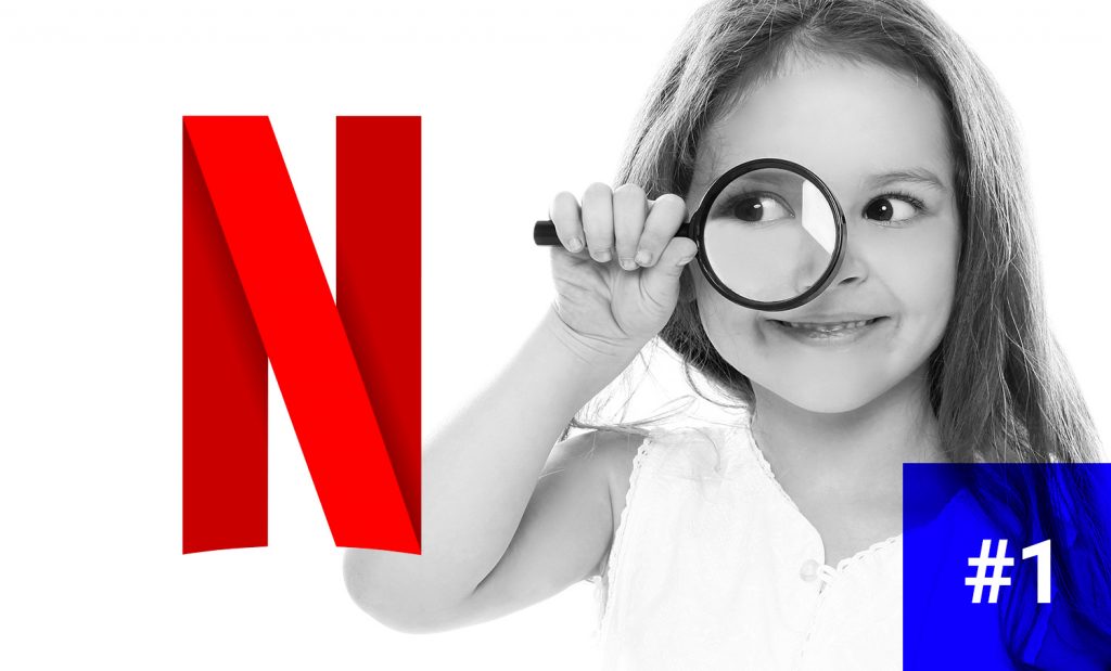 Logo Netflix décrypté par Ambigram