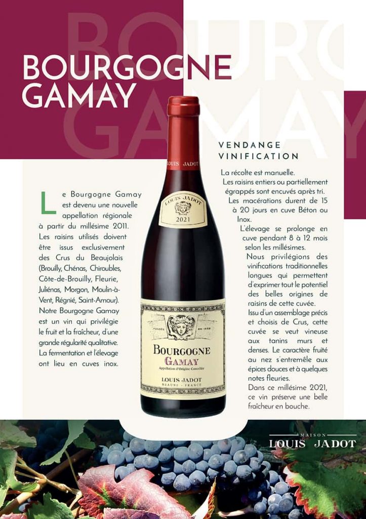 Bourgogne Gamay Louis Jadot
