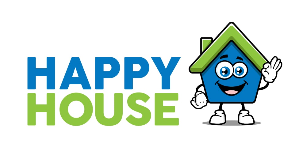 Happy House logo mascotte