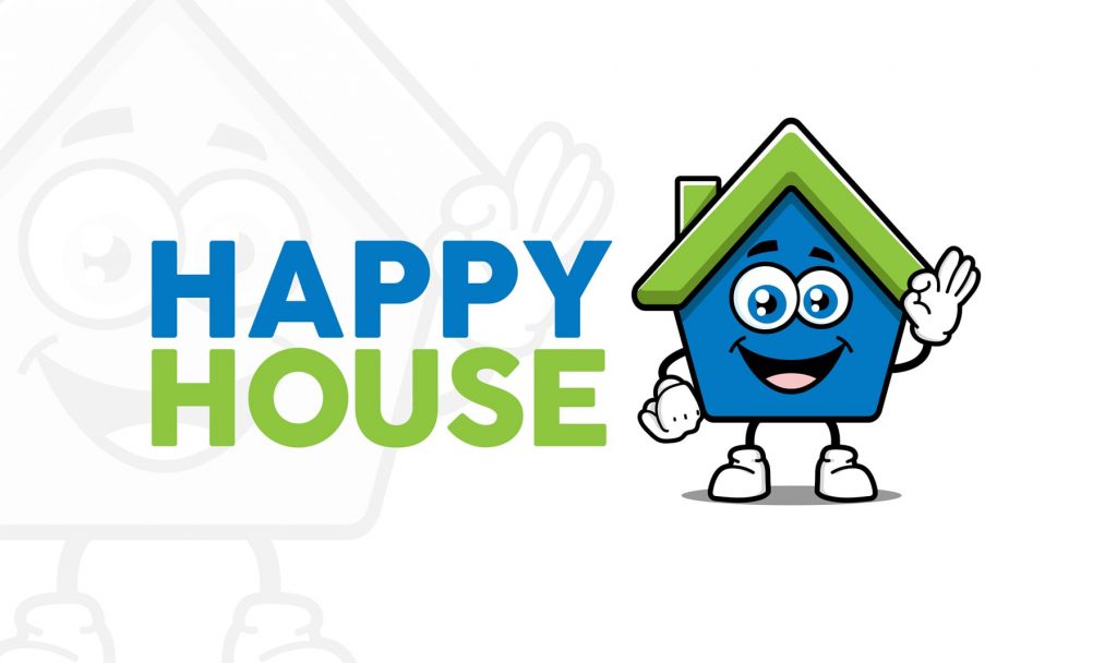 Mascotte publicitaire Happy House