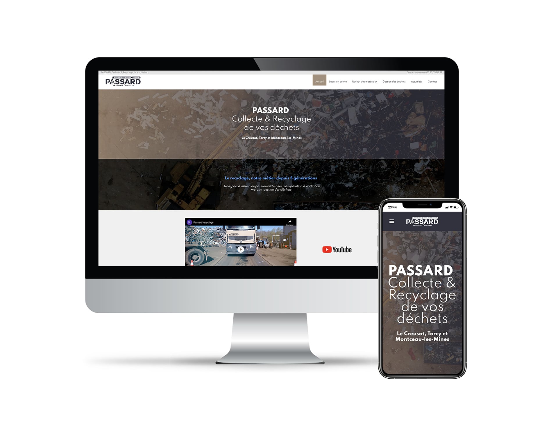 Passard Recyclage site web