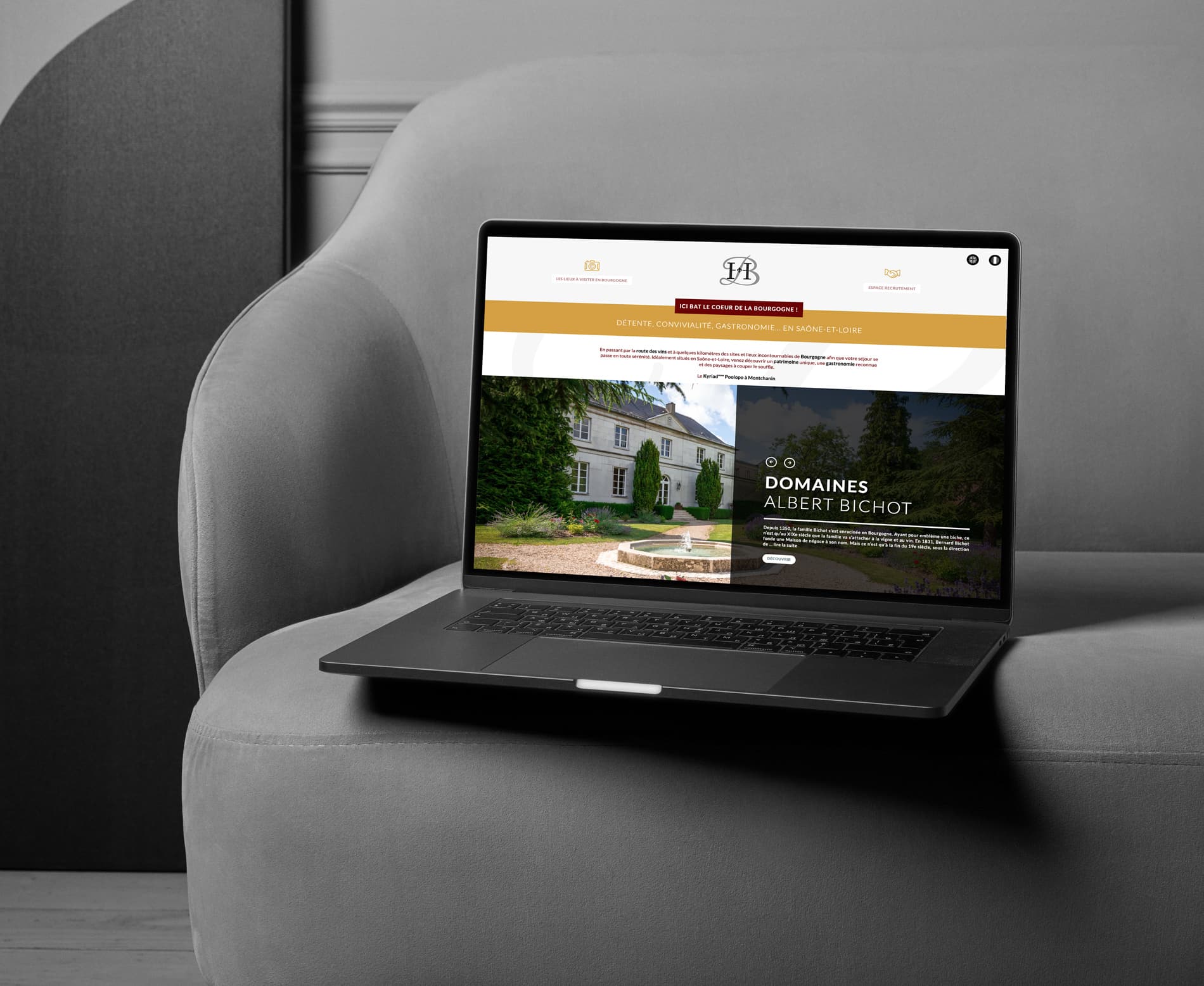 Site web Hotels en Bourgogne