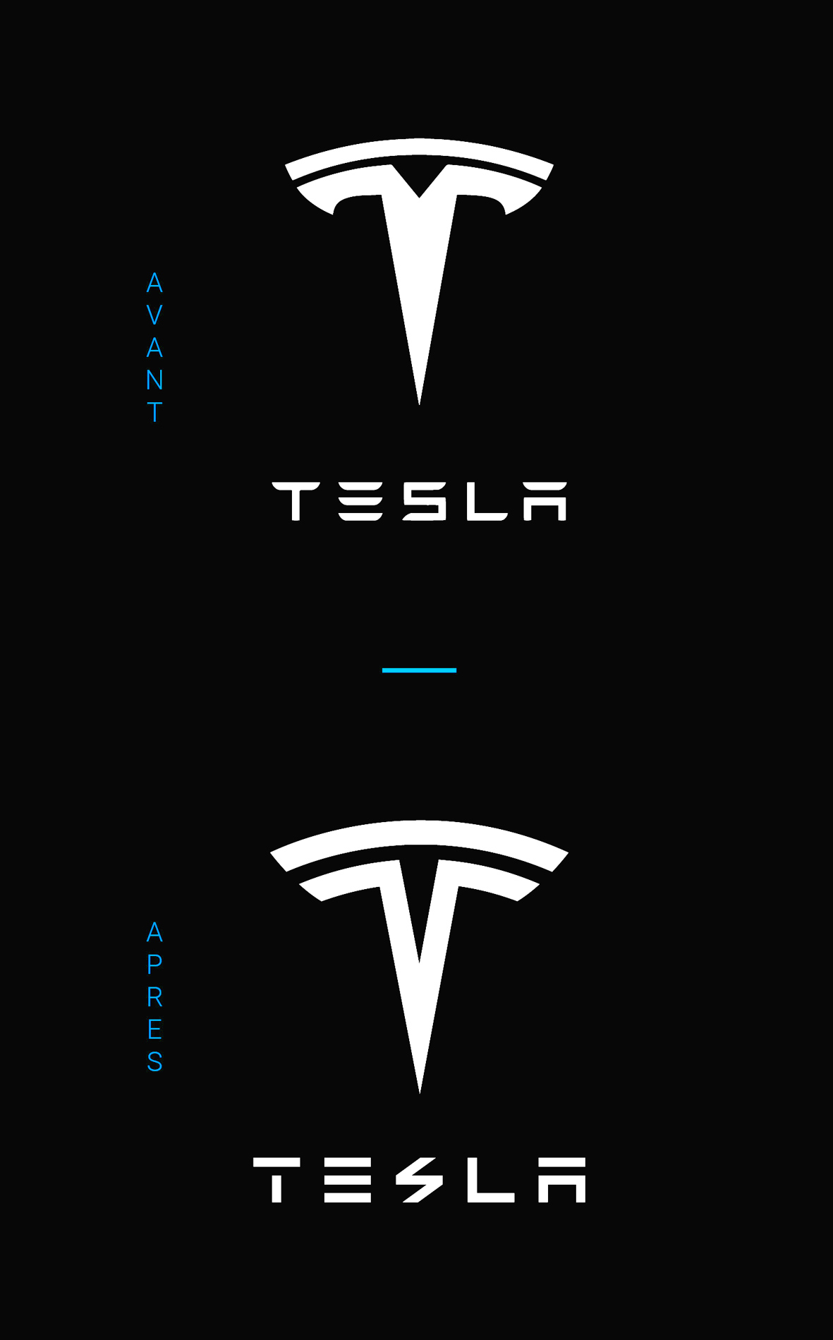Redesign logo Tesla