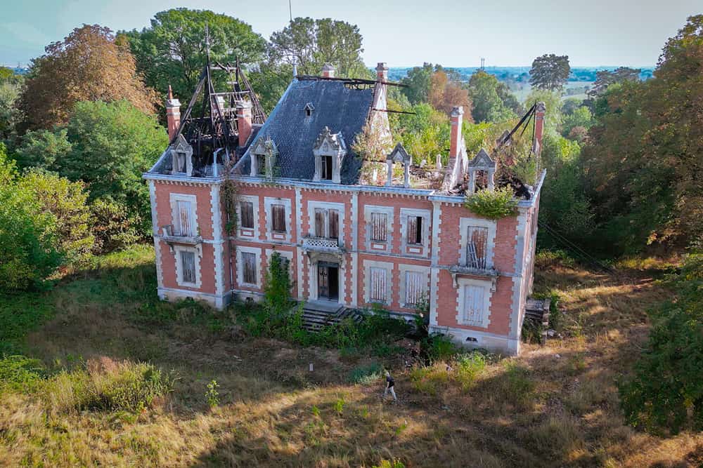 Photographie aérienne - Château Bourgogne