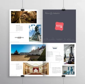 Création brochure Office de tourisme Le Creusot - agence Bourgogne Ambigram