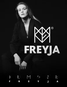 Création logo Freyja, identité visuelle Paris - agence Bourgogne Ambigram