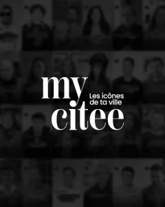 Création logo MyCitee, média local Le Creusot - Portfolio agence Bourgogne Ambigram