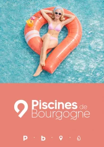 Création logo Piscines de Bourgogne, identité visuelle - Ambigram